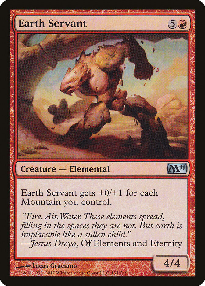 Earth Servant card front