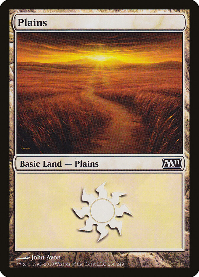 Plains card front
