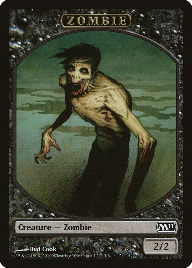 Zombie card front