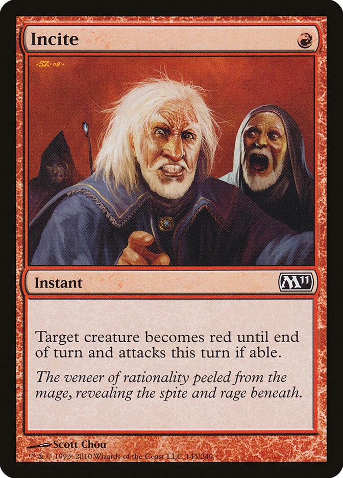 Incite card front