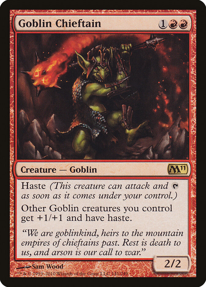 Goblin Chieftain card front
