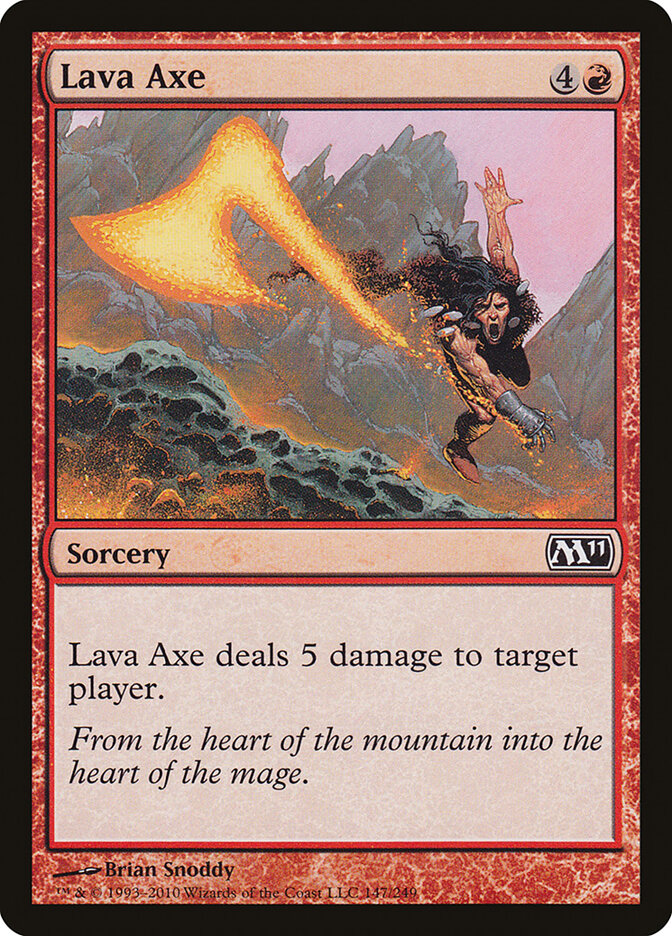 Lava Axe card front