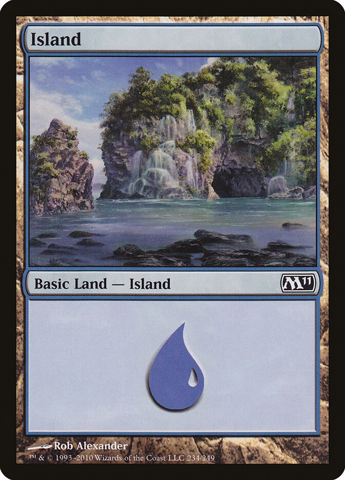 Island card front