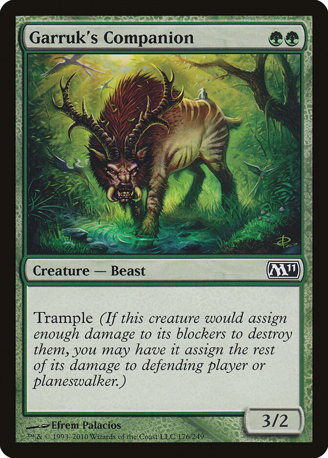 Garruk's Companion card front