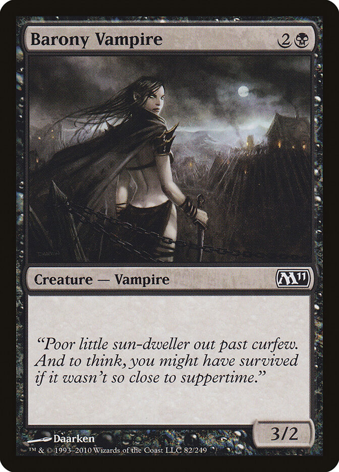 Barony Vampire card front