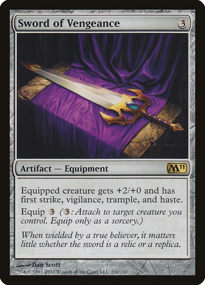 Sword of Vengeance card front