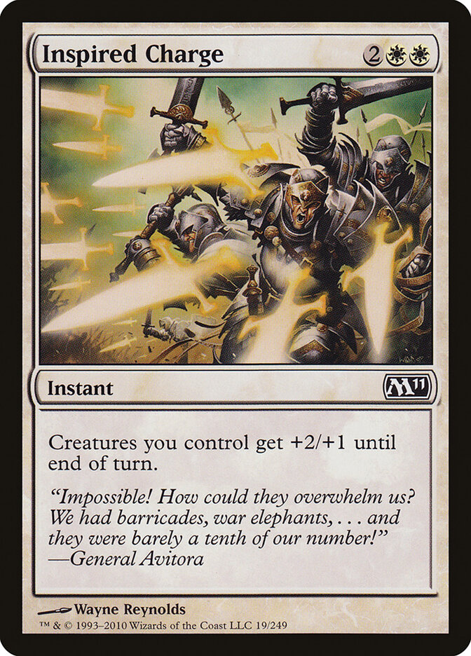 Inspired Charge card front