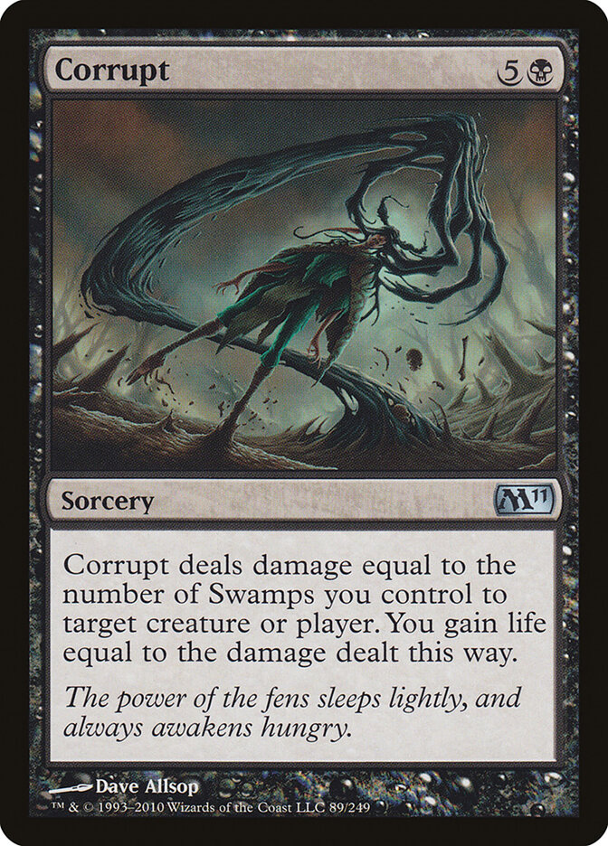 Corrupt card front