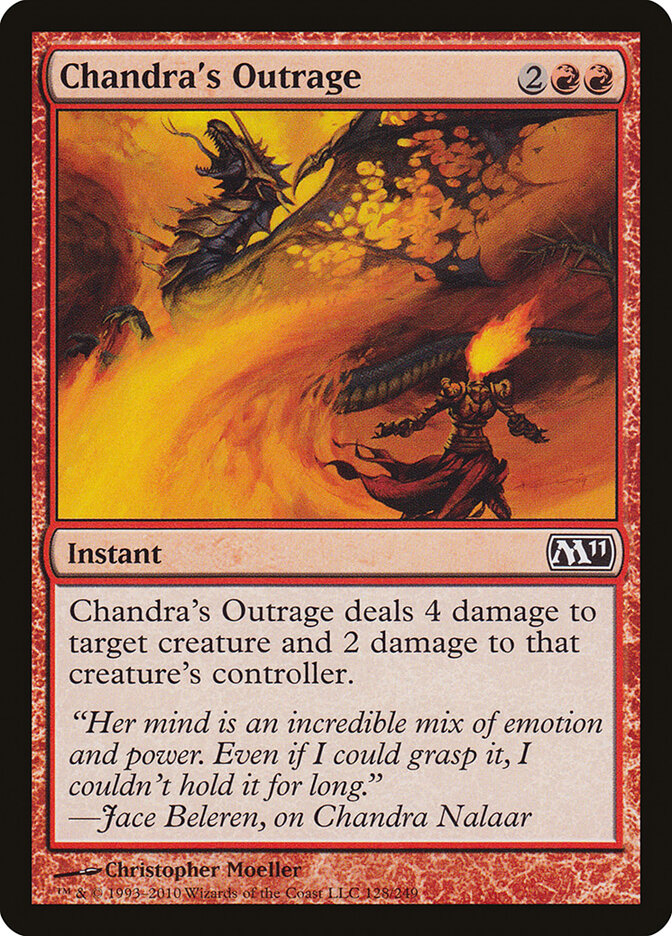 Chandra's Outrage card front