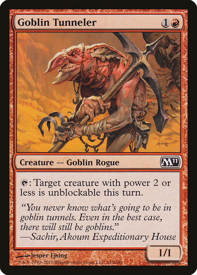 Goblin Tunneler card front