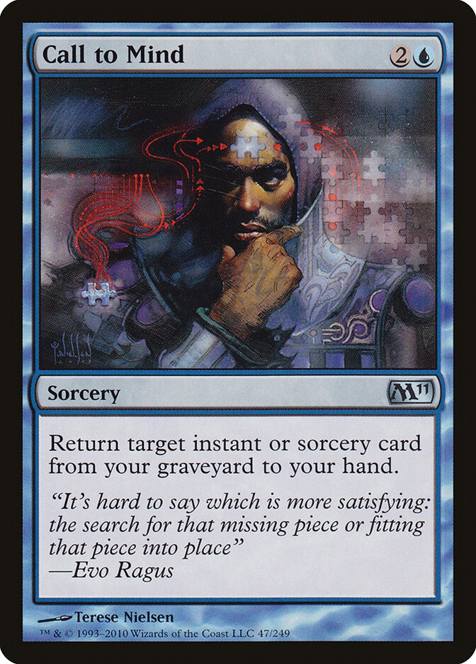 Call to Mind card front