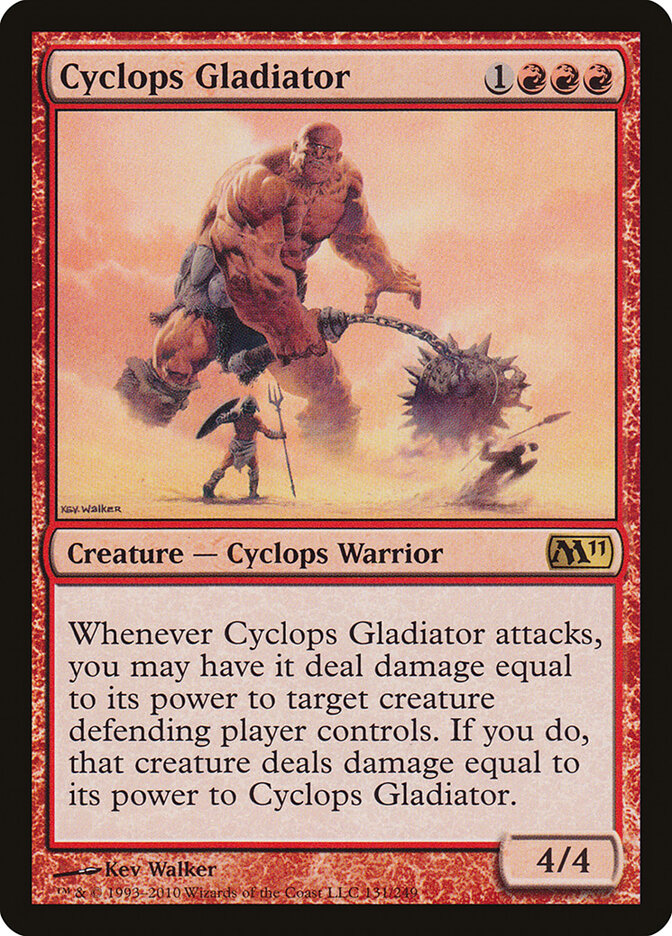 Cyclops Gladiator card front