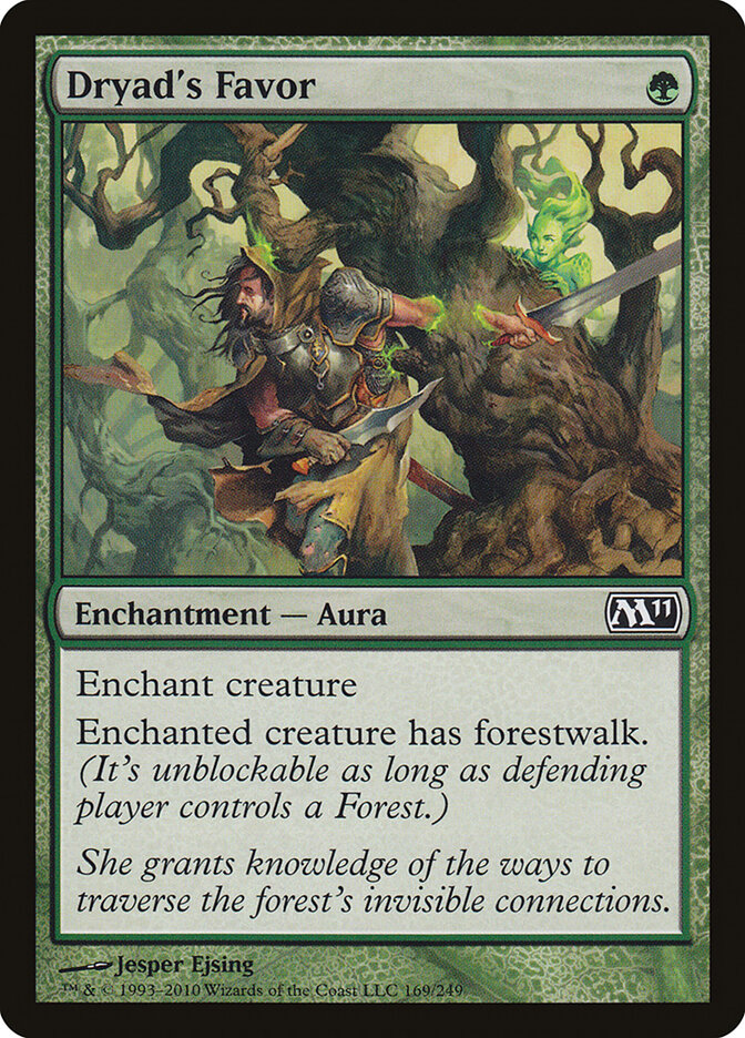 Dryad's Favor card front