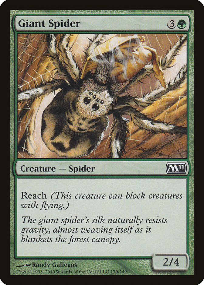 Giant Spider card front