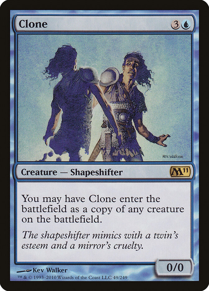 Clone card front