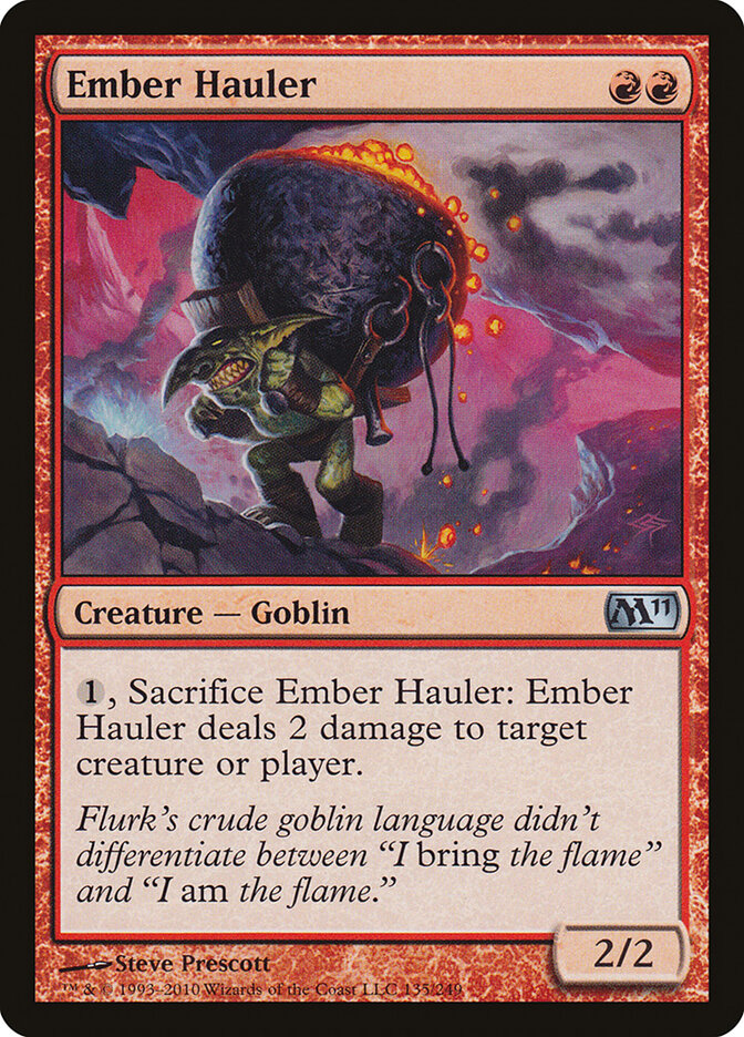 Ember Hauler card front