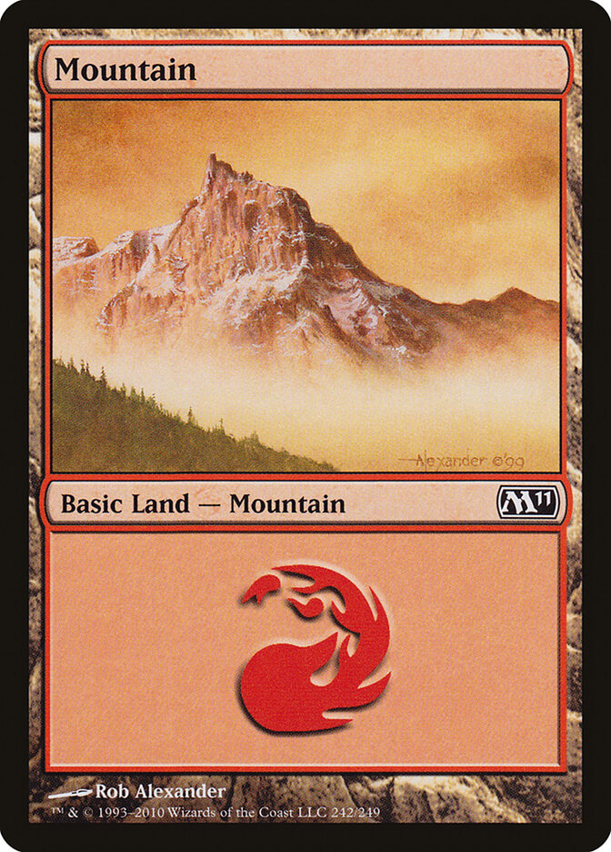 Mountain card front