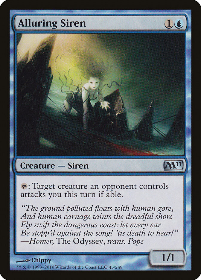 Alluring Siren card front