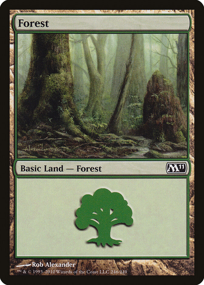 Forest card front