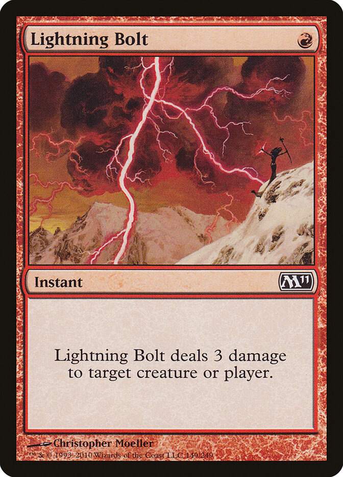 Lightning Bolt card front