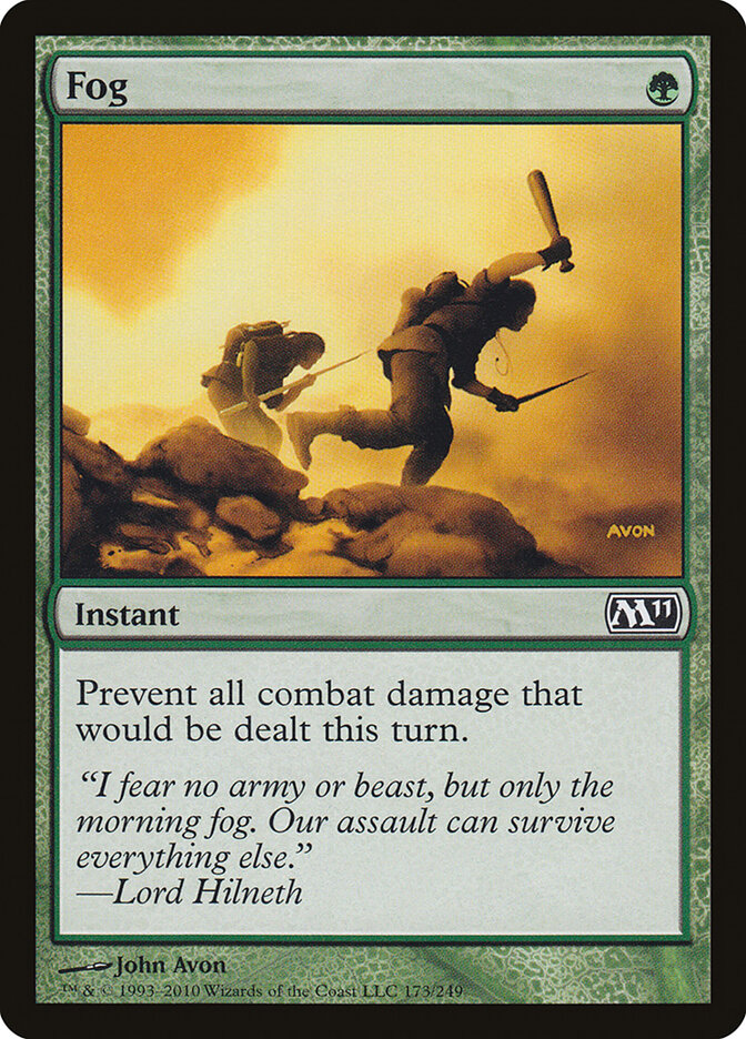 Fog card front