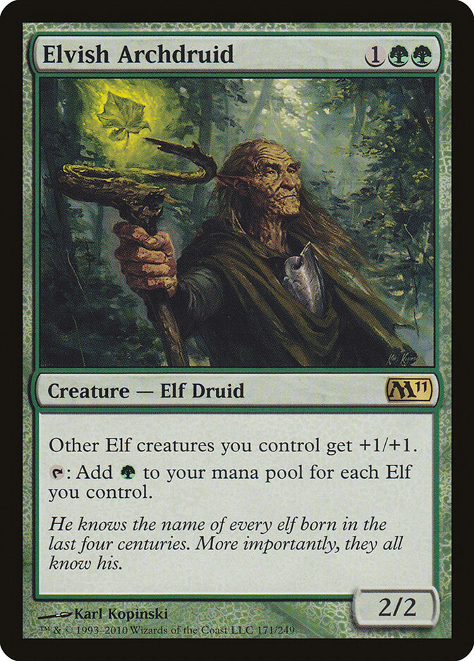 Elvish Archdruid card front