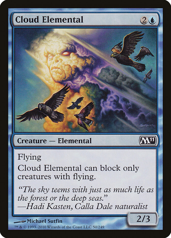 Cloud Elemental card front