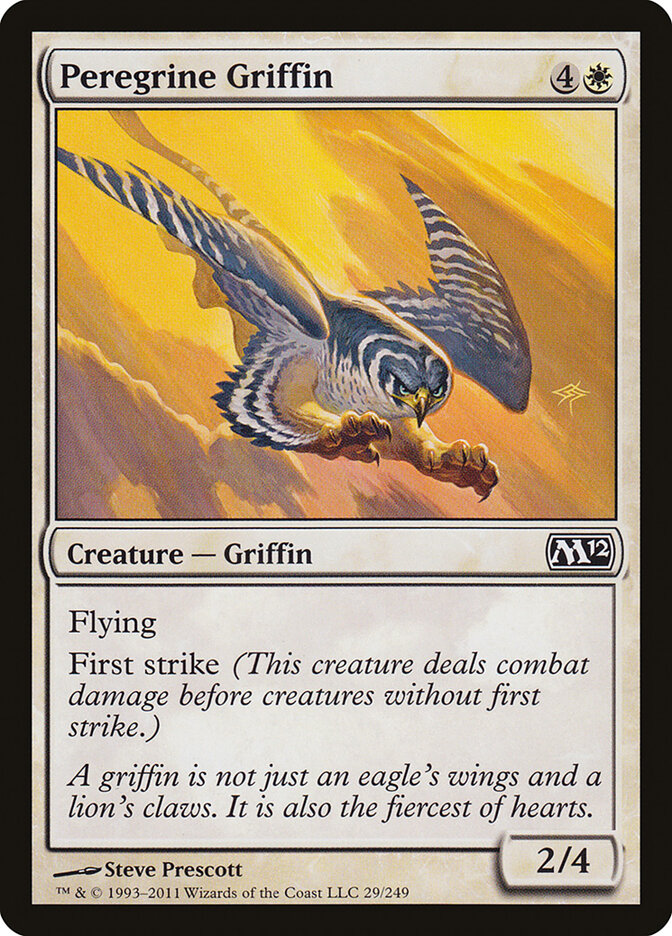 Peregrine Griffin card front
