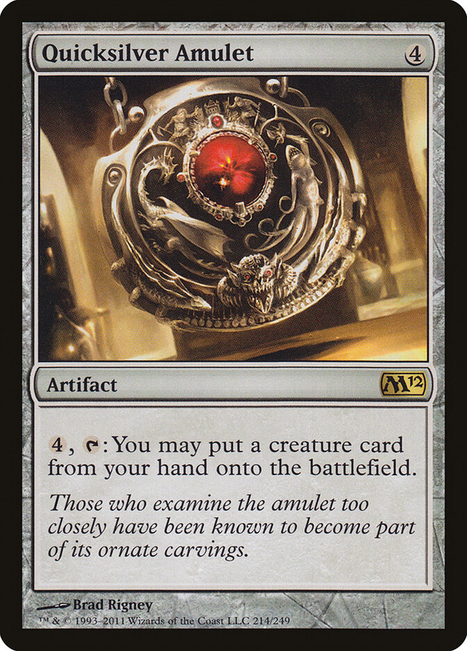 Quicksilver Amulet card front
