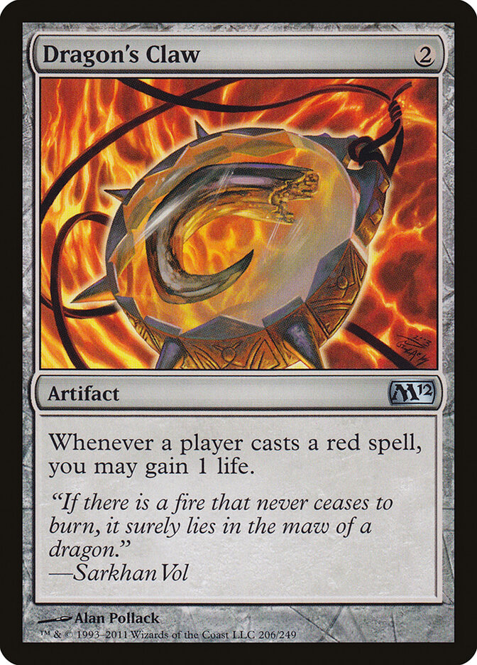 Dragon's Claw card front