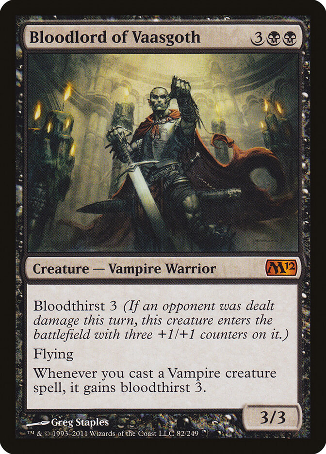 Bloodlord of Vaasgoth card front