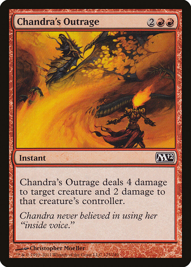 Chandra's Outrage card front
