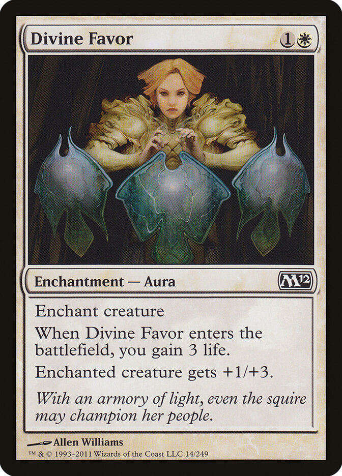 Divine Favor card front