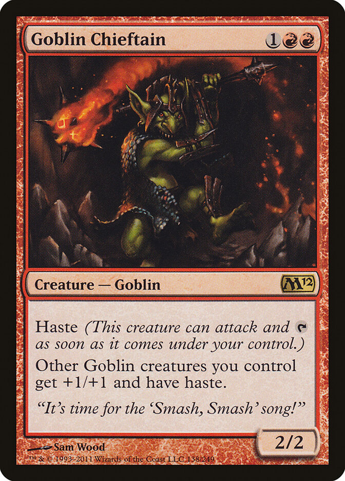 Goblin Chieftain card front