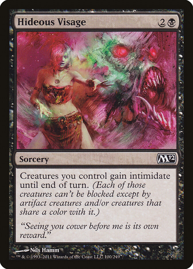 Hideous Visage card front
