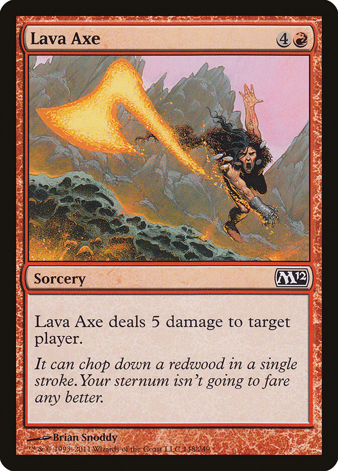 Lava Axe card front