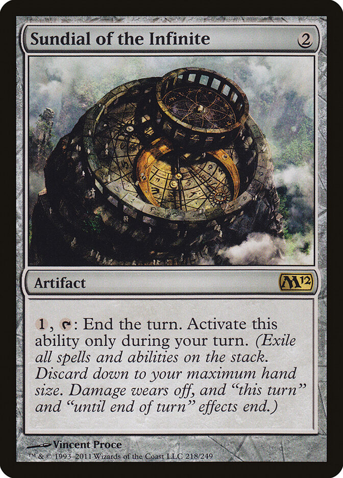 Sundial of the Infinite card front
