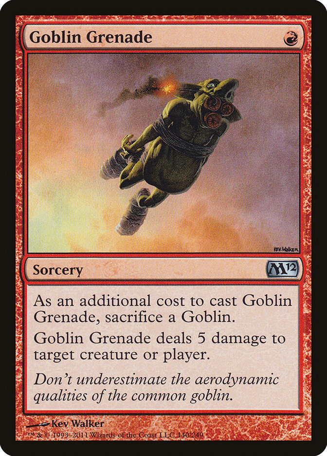 Goblin Grenade card front