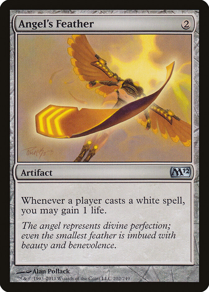 Angel's Feather card front