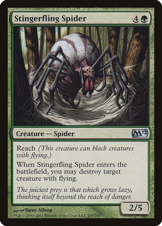 Stingerfling Spider card front