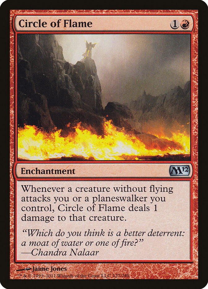 Circle of Flame card front