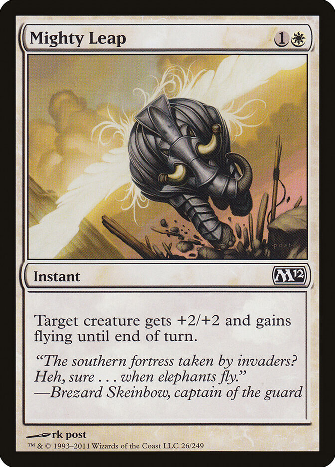 Mighty Leap card front