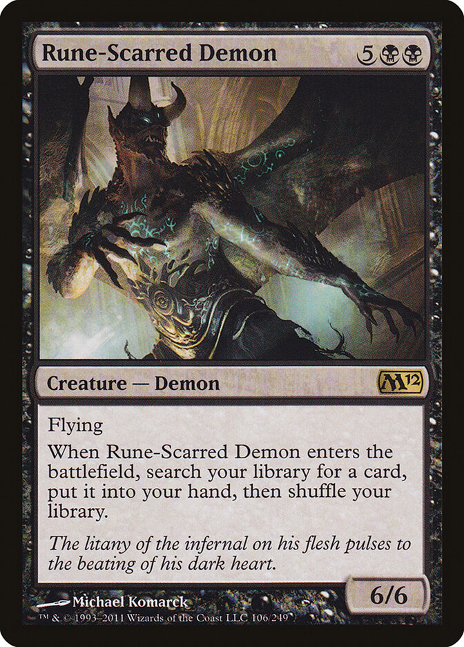 Rune-Scarred Demon card front