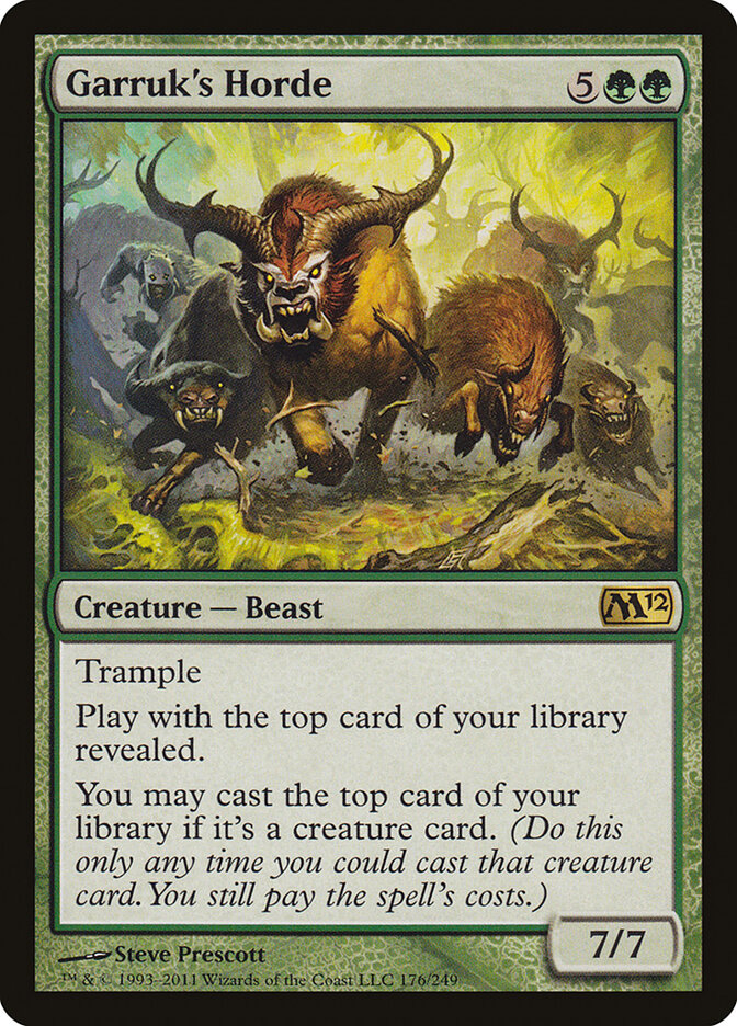 Garruk's Horde card front