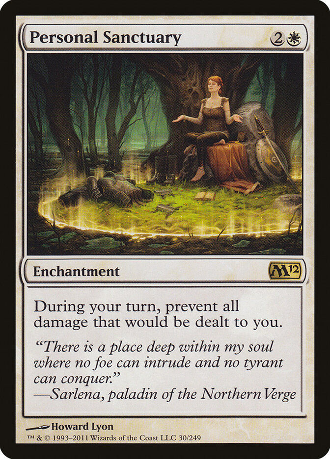 Personal Sanctuary card front