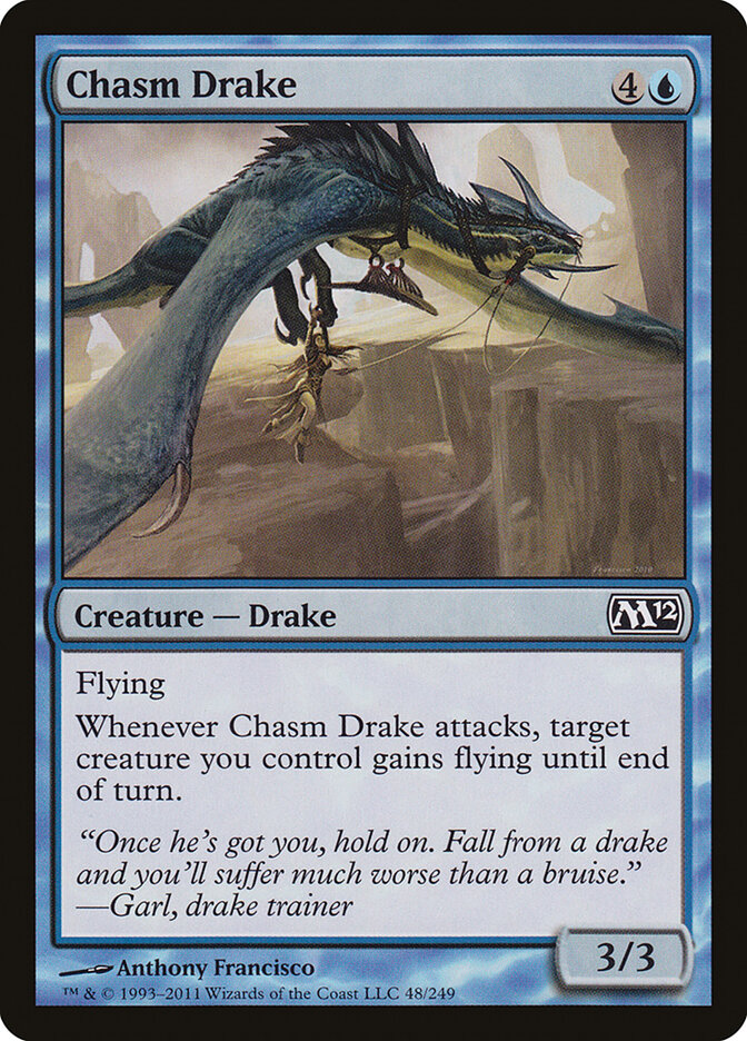 Chasm Drake card front