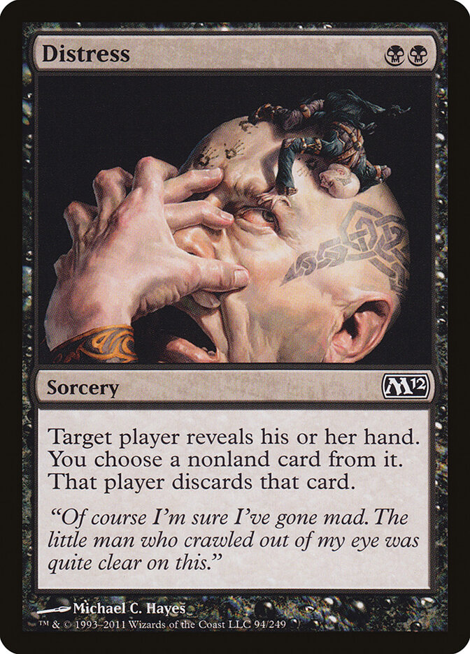 Distress card front