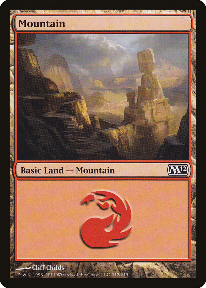 Mountain card front