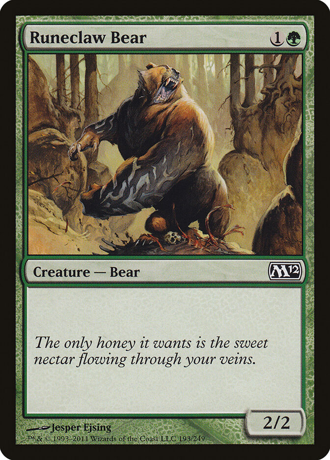 Runeclaw Bear card front