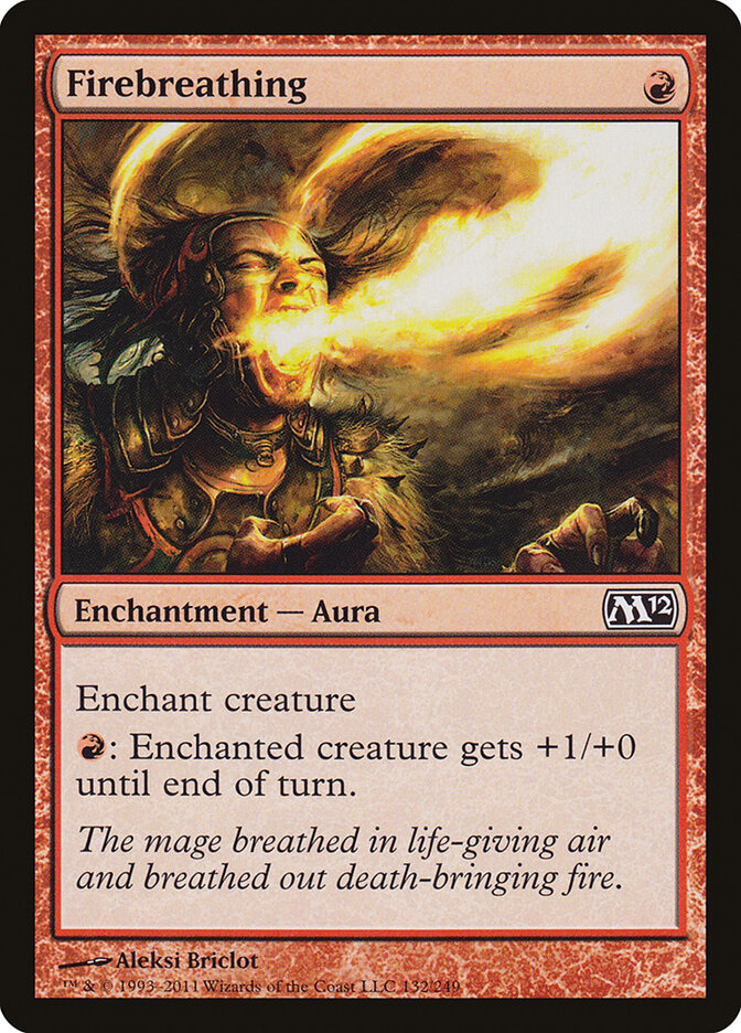 Firebreathing card front